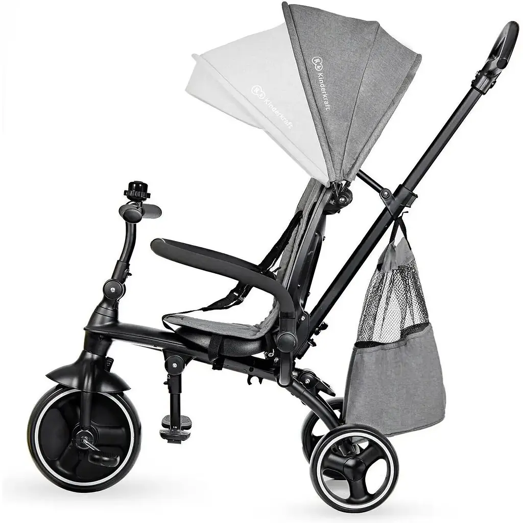 Триколісний велосипед Kinderkraft Jazz Grey сірий (00-00303945) - фото 3