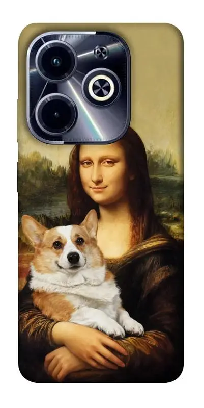 TPU чохол Demsky Mona corgi для Infinix Hot 40i