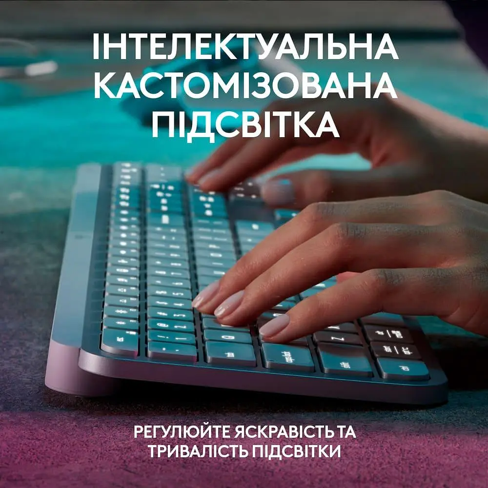 Клавіатура Logitech MX Keys S Wireless Pale Grey (920-011588) - фото 4