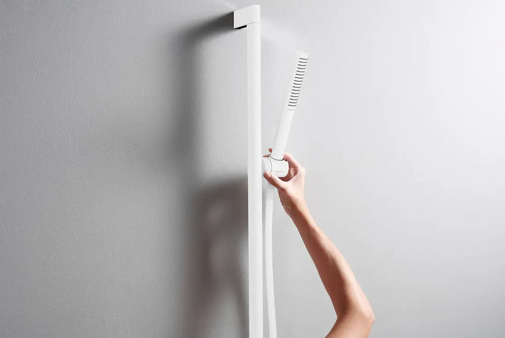 Душова штанга Hansgrohe Unica Puro S 65 см зі шлангом matt white 24402700 - фото 2