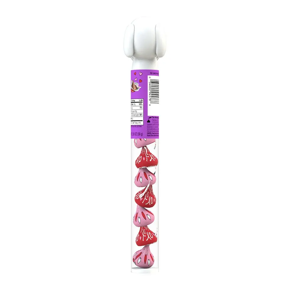 Шоколадні цукерки Hershey's Kisses Milk Chocolate Snoopy and Friends Valentine's Candy 58.9 г - фото 3