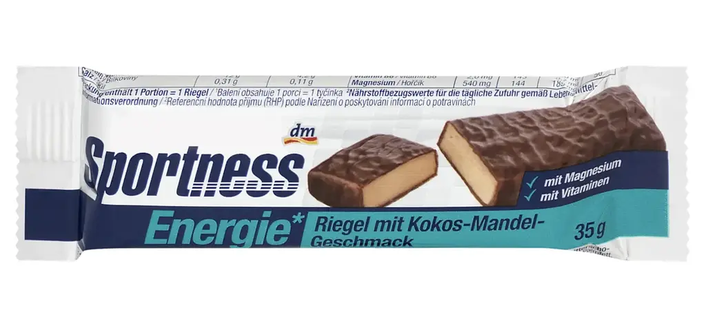Енергетичний батончик Sportness Energie кокос-мигдаль, 35 г