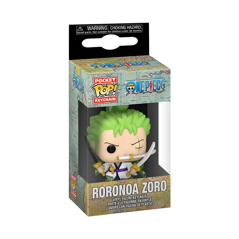 Брелок Funko Pop Keychain One Piece Roronoa Zoro 4 см (K ОР) - фото 3