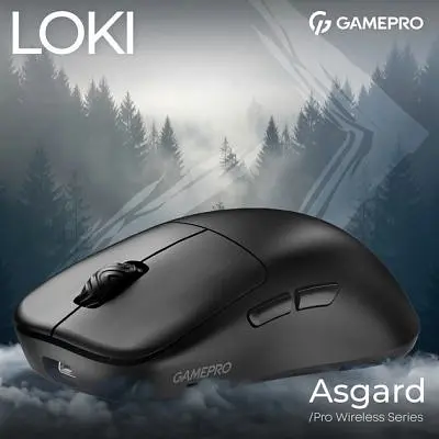 Комп'ютерна мишка GamePro Asgard Loki Wireless/USB Black (GM022B) - фото 4