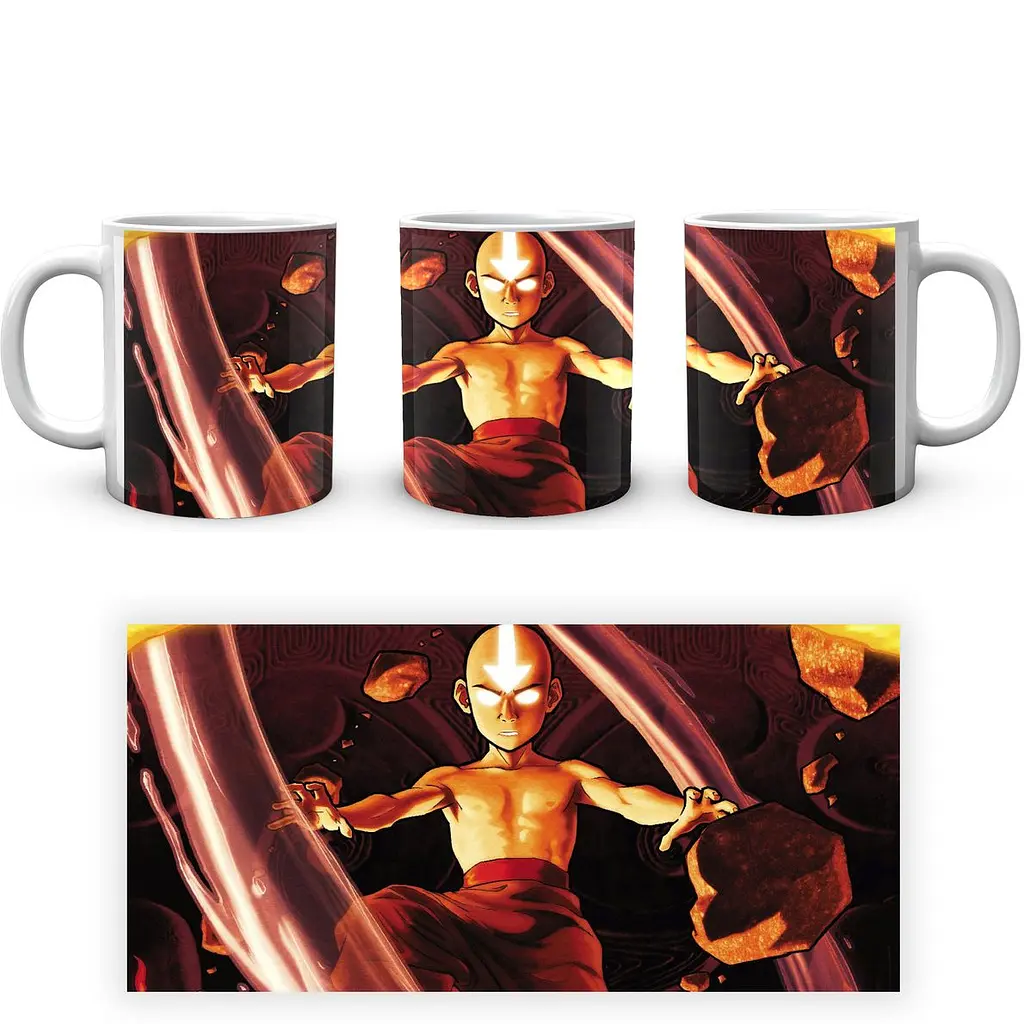 Кружка GeekLand Avatar: The Last Airbender Aang AV 02.004 330 мл белая - фото 4