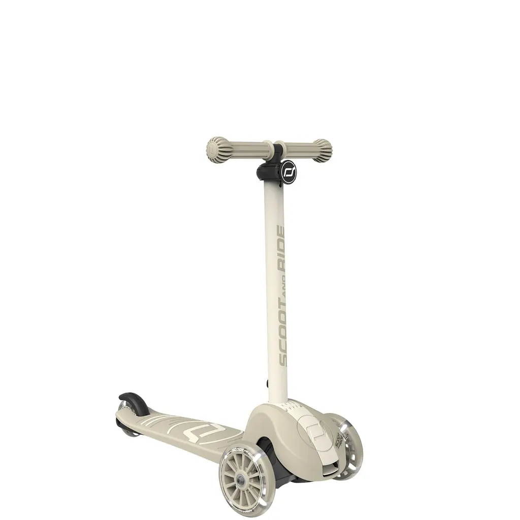 Самокат Scoot and Ride Highwaykick-3s колеса світяться 3+ років світло-сірий (SR-00937) - фото 5