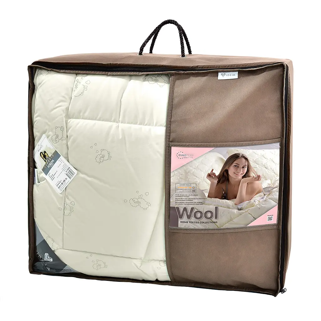 Ковдра вовняна Ideia Wool Classic, зимова, 220х200 см (8-11818) - фото 11