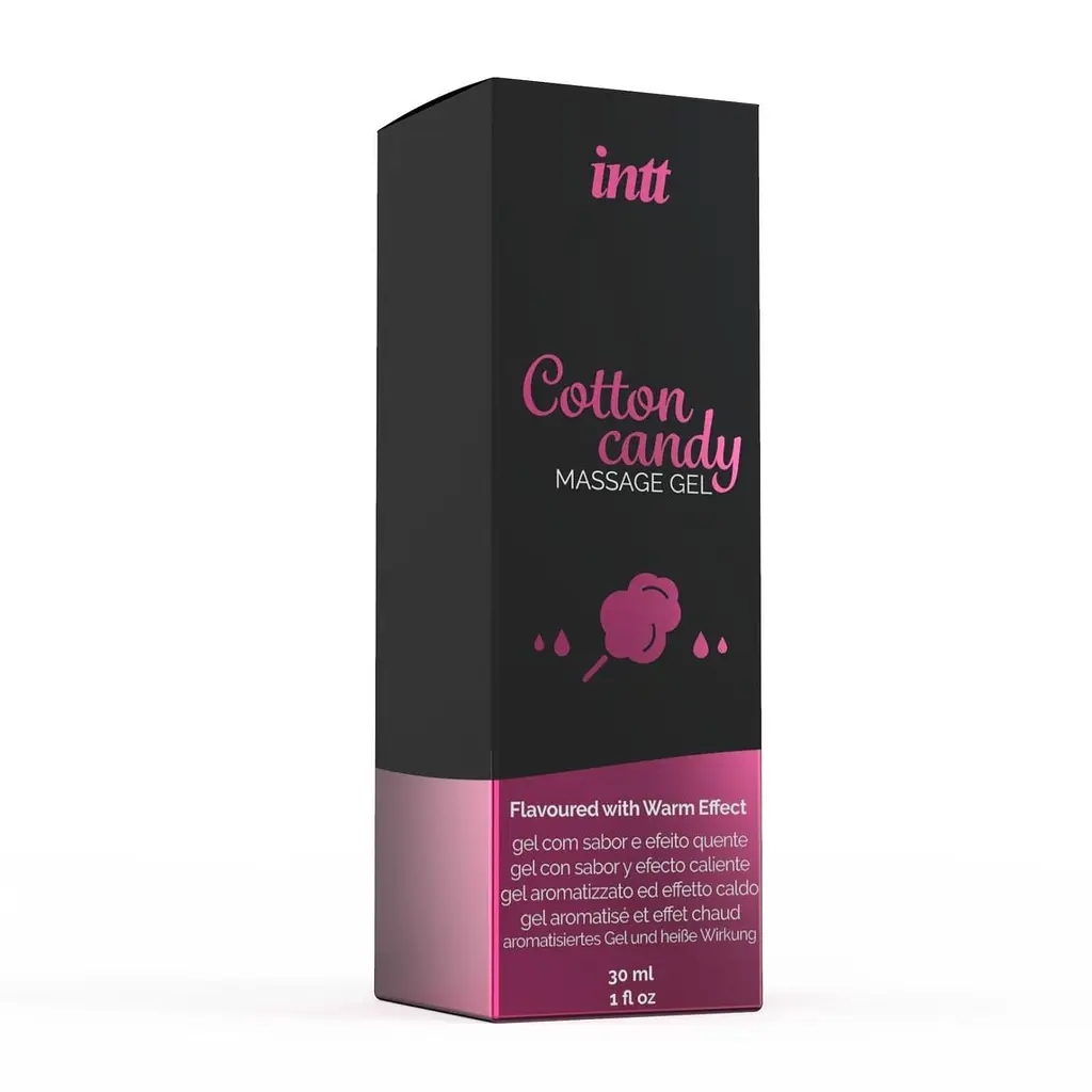 Масажний гель для інтимних зон Intt Cosmetics Cotton Candy розігріваючий 30 мл - фото 3