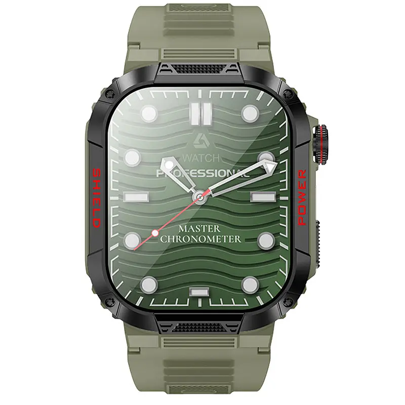 Смарт-часы Borofone BD9 Smart sports watch (call version) Green - фото 2