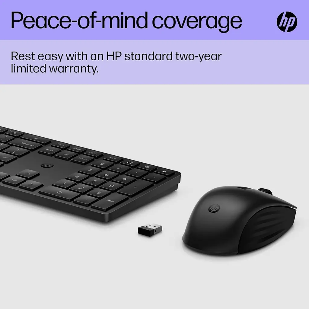 Комплект (Клавіатура та Миша) HP 650 WL EN/UK Black - фото 6