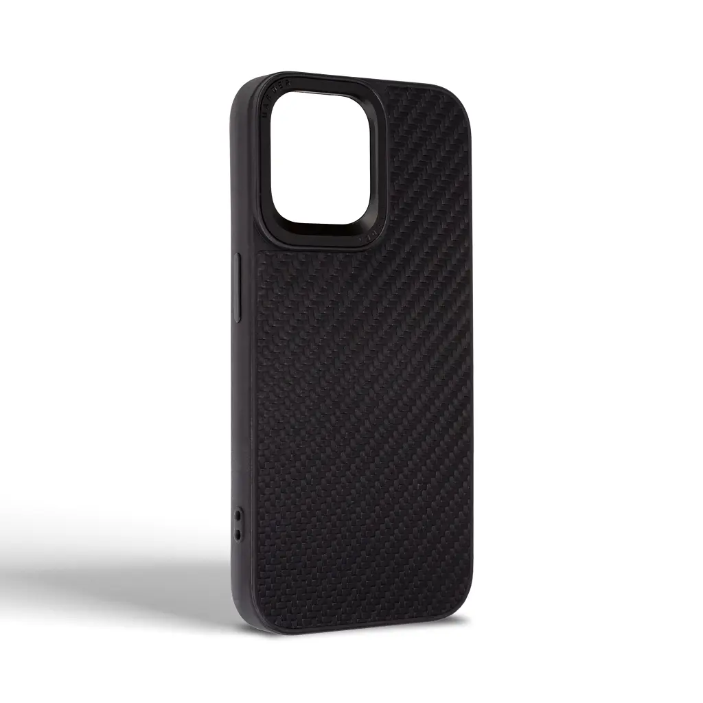 Чохол до мобільного телефона Harder Carbon Pattern Apple iPhone 14 Pro Max Black (ARM76780) - фото 2