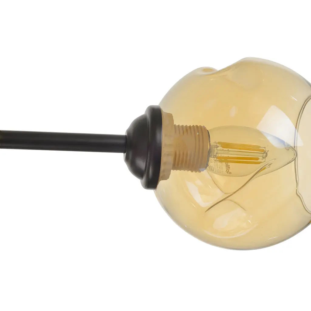 Люстра Brille потолочная молекула E14 40W BK (BL-978C/5) - фото 2