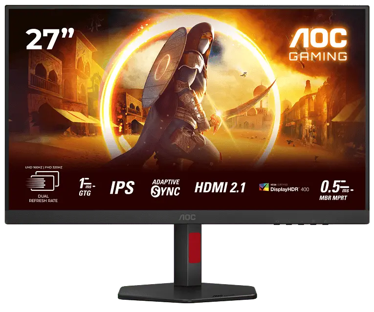 Монiтор 27" U27G4R Black/Red AOC teh0022196