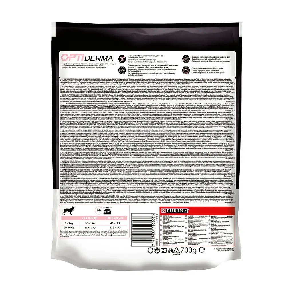 Сухий корм для собак Purina Pro Plan Small&Mini Sensitive Skin з лососем 700 г (7613035120808) - фото 2