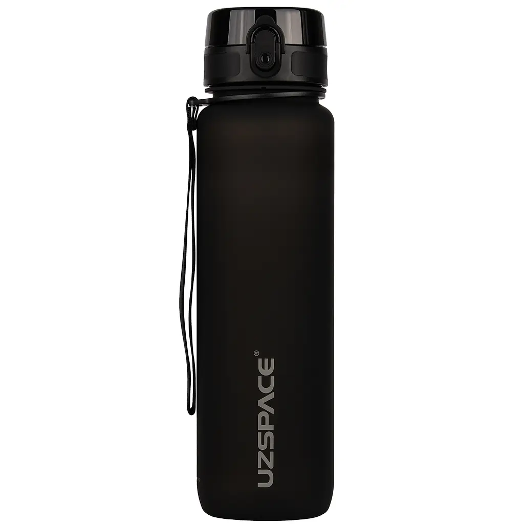 Бутылка Uzspace Colorful Frosted 3038 1000 мл, Black