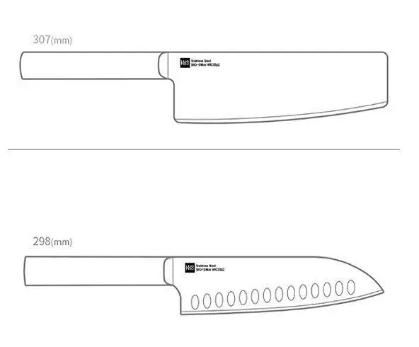 Набір ножів Xiaomi Huo Hou Black Heat Knife Set [HU0015] [36131] - фото 3