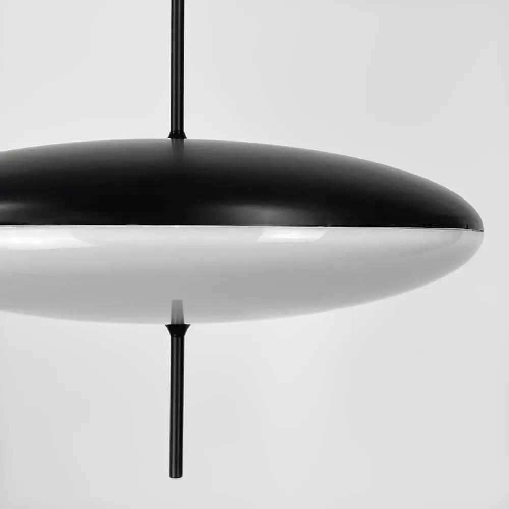 Современный подвесной светильник в элегантном черном цвете Ø 50 см | Line F | Арт. BM3-500 - фото 2