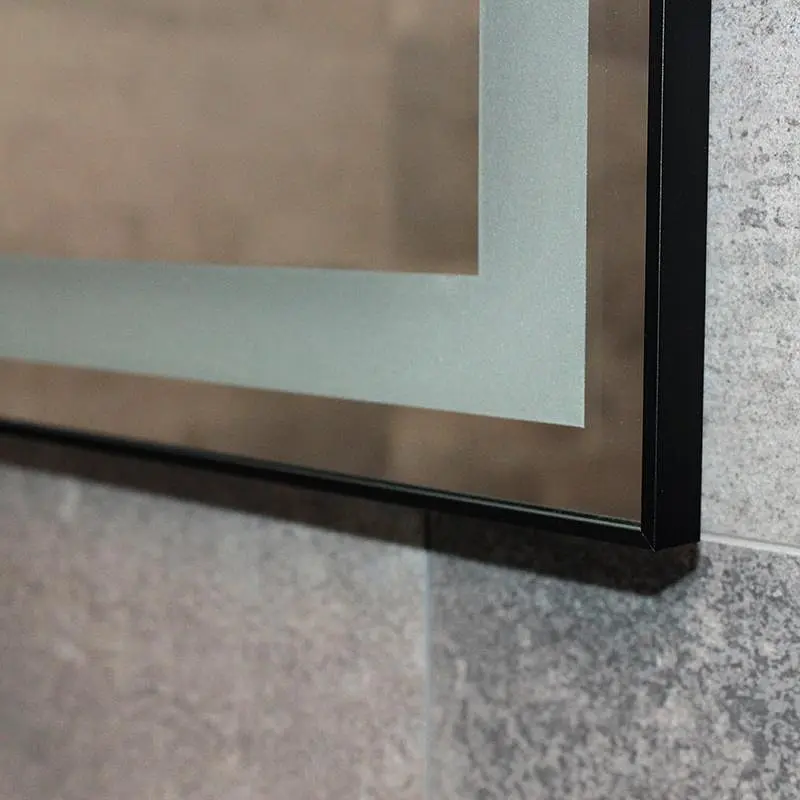 Дзеркало Dusel DE-M0061S1 Black 65x80 см, Чорний - фото 7