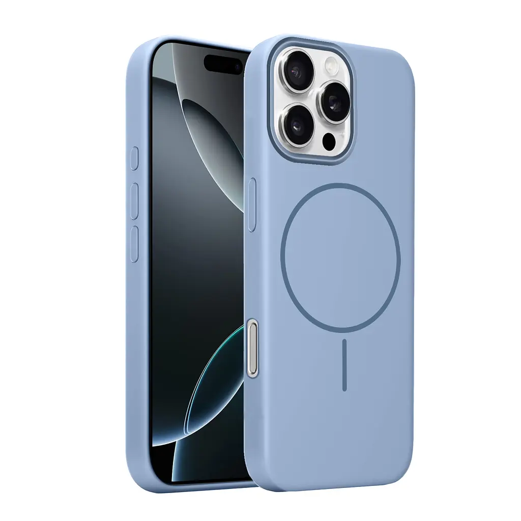 Чохол MAKE Apple iPhone 16 Pro Max Silicone Solo Sky Blue - фото 3