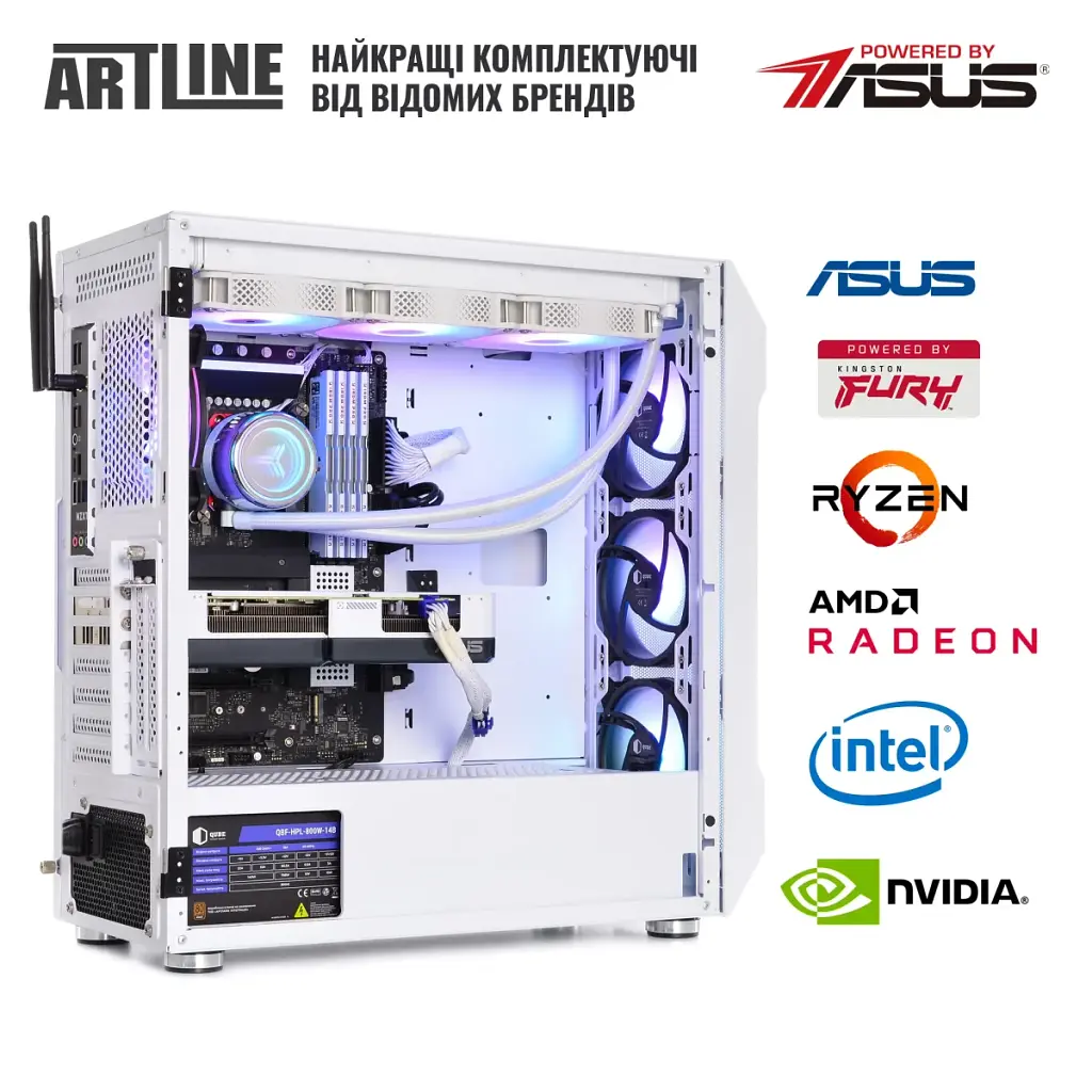 Комп'ютер Artline Overlord X93WHITE Windows 11 Home (X93WHITEv84Win) - фото 9