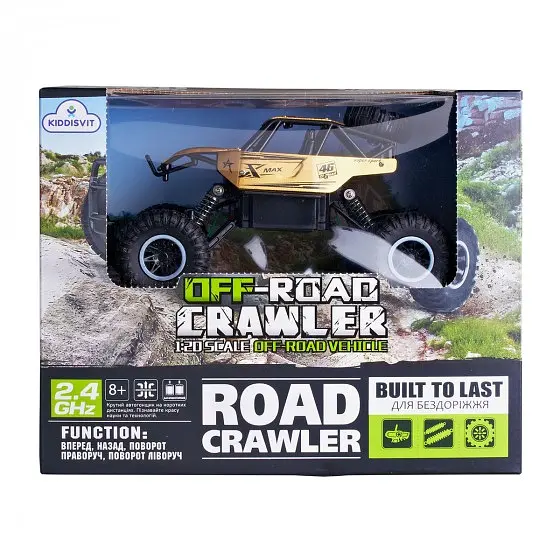 Машинка на радіокеруванні Sulong Toys Off-Road Crawler Rock Sport золотий (SL-110AG) - фото 11
