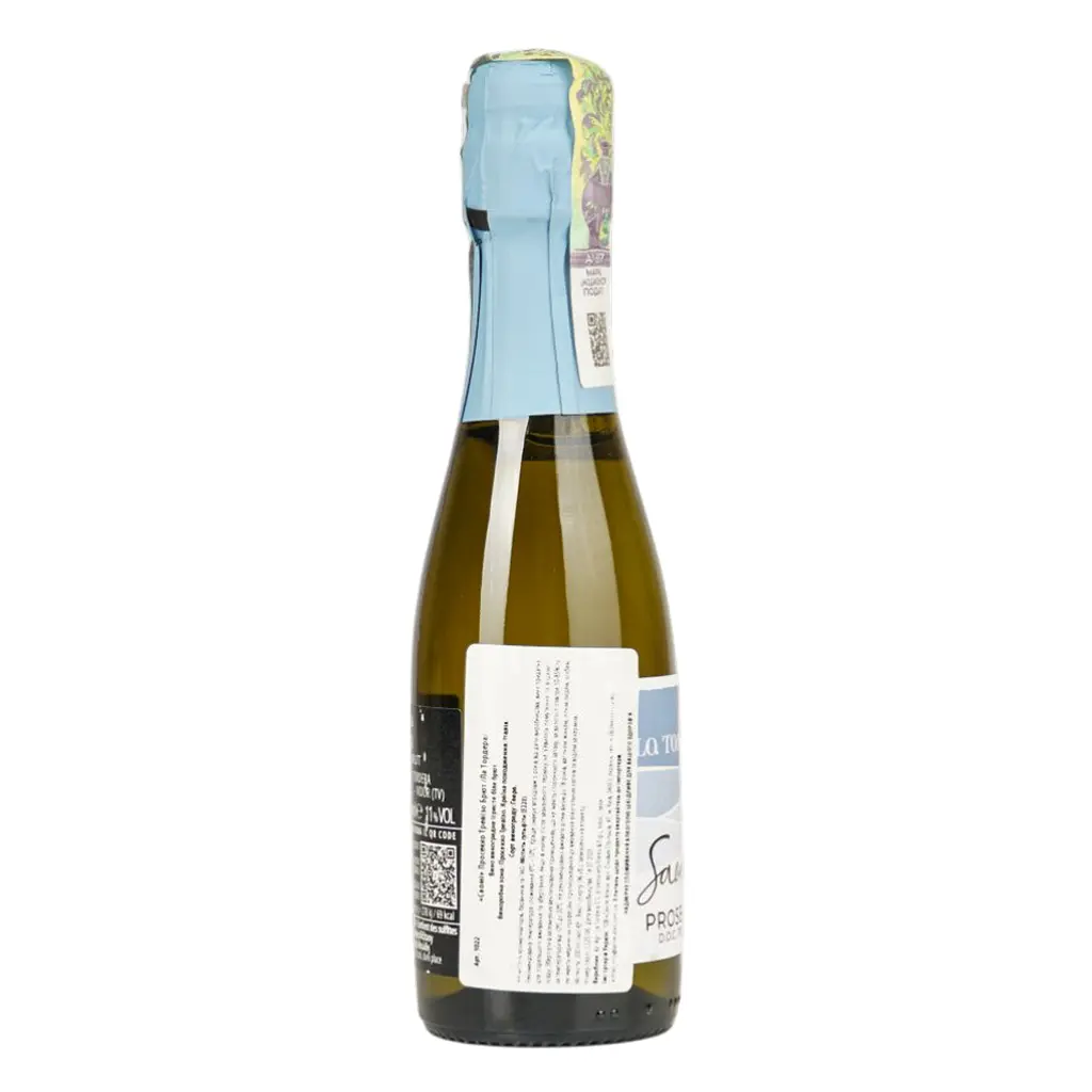 Игристое вино La Tordera Prosecco Treviso Spumante Brut белое брют 11.5% 0.2 л (1022) - фото 2
