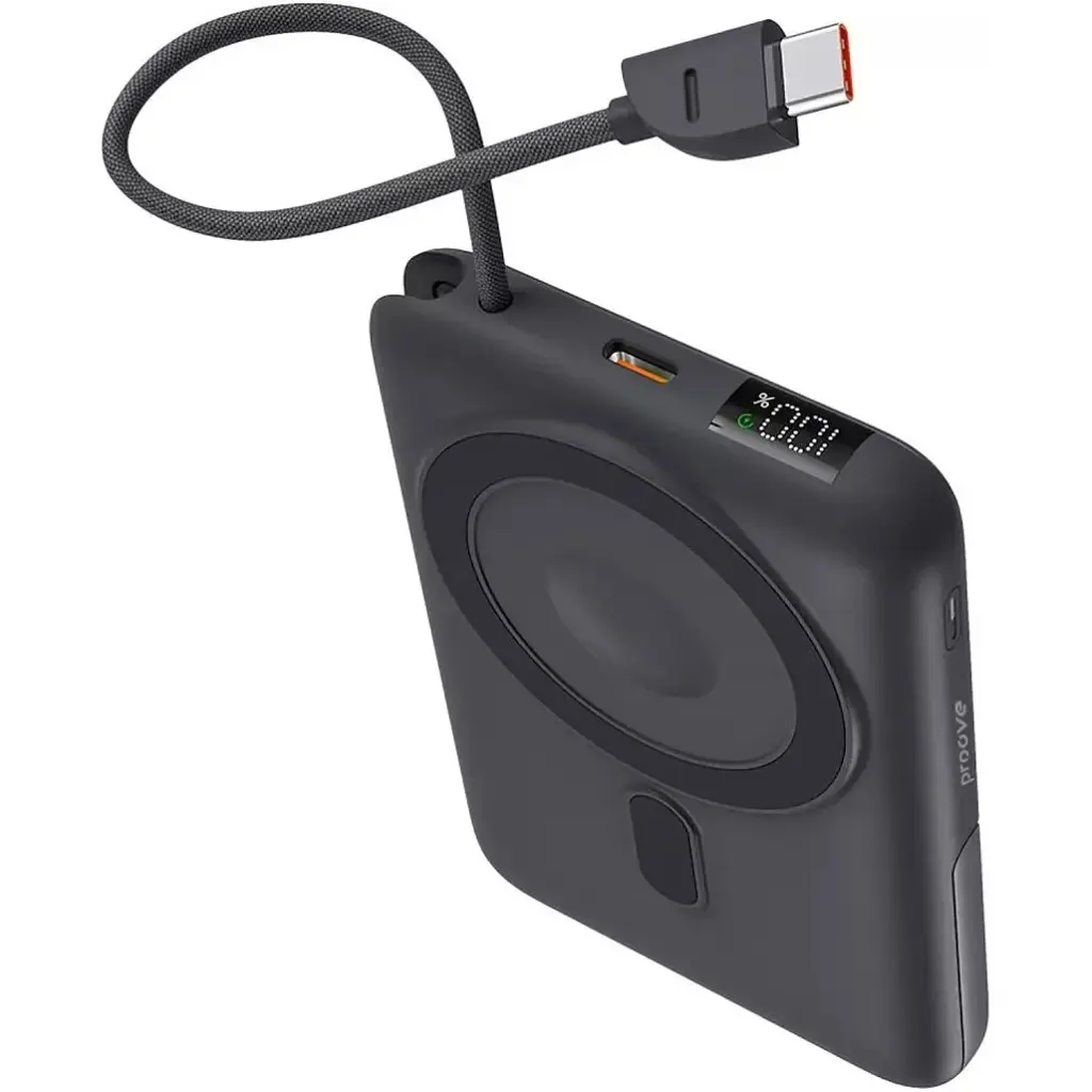 Внешний аккумулятор Proove Moon Rock 2 in 1 10000mAh 22.5W Gray (PBR122012105) [136803] - фото 2