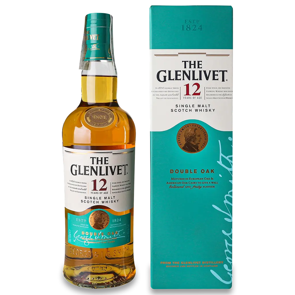Уцінка. Віскі The Glenlivet 12 yo, в подарунковій упаковці, 40%, 0,7 л
