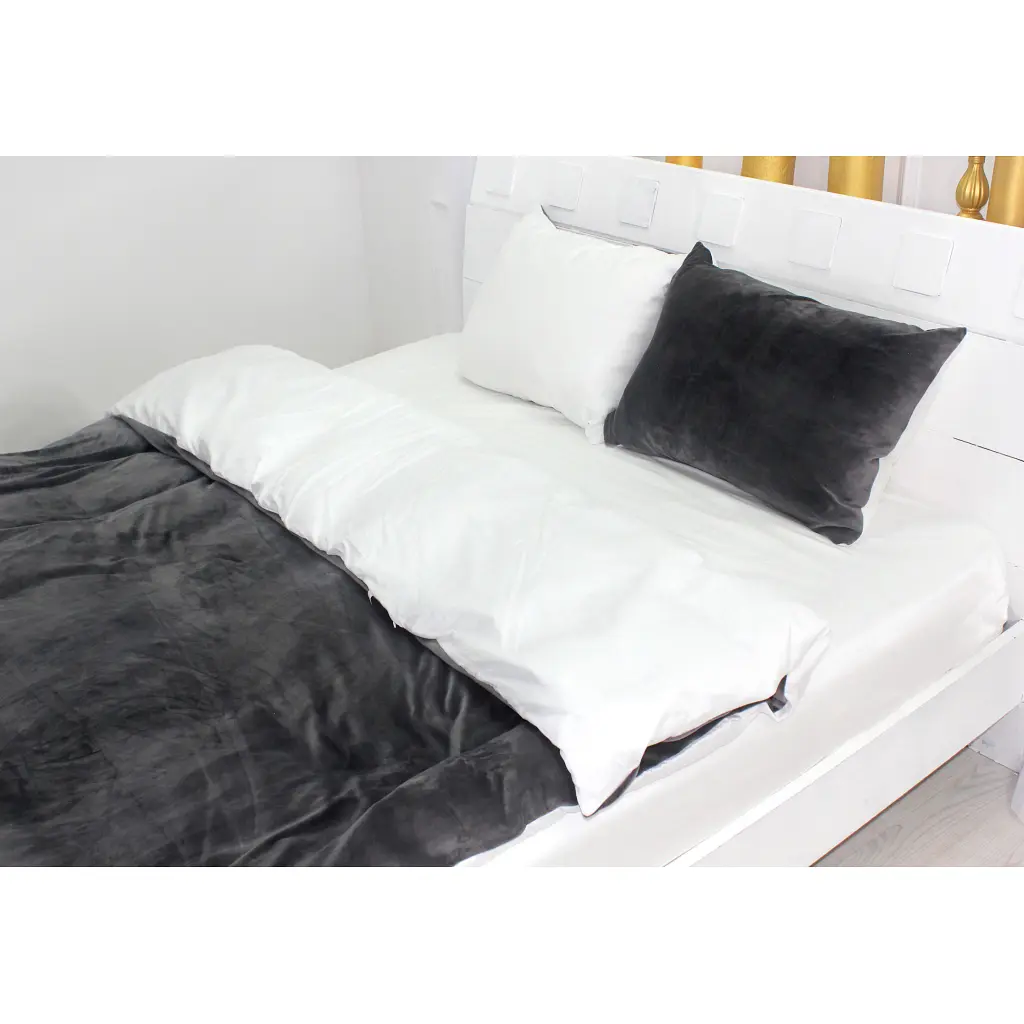 Постільна білизна MirSon Велюр Winter Delicate 28-0092 Papavero King Size (2200004045214) - фото 2