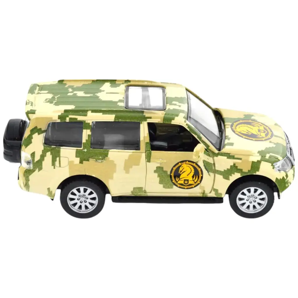 Автомодель TechnoDrive 250361M серия Шевроны Героев Mitsubishi Pajero 4WD Tubro 47 ОМБр - фото 8