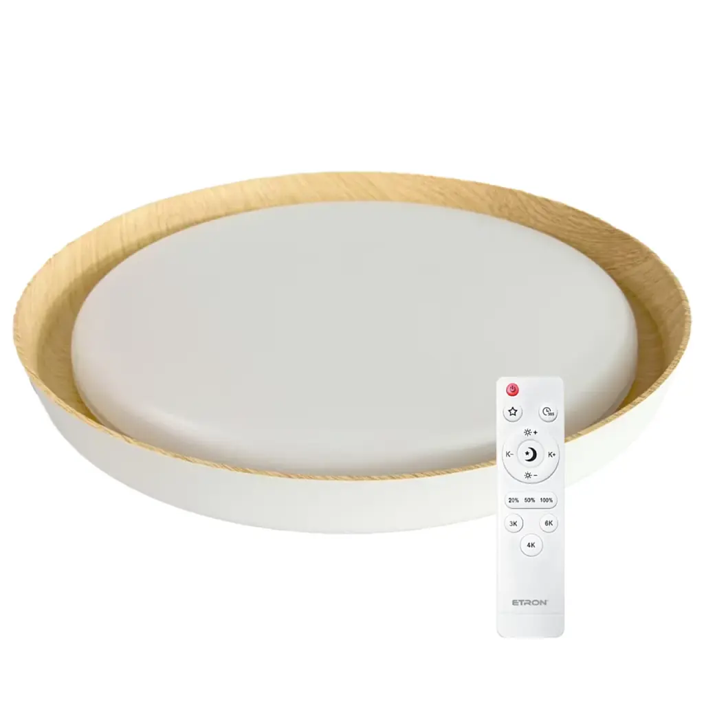 Світлодіодний світильник Smart ARRIVAL 1-ESP-2052 72W Wood&White IP20 ETRON