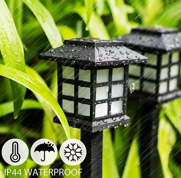 Уличные садовые солнечные светильники Solar Garden Lights X17 4 шт. на солнечных батареях подсветка газона - фото 5