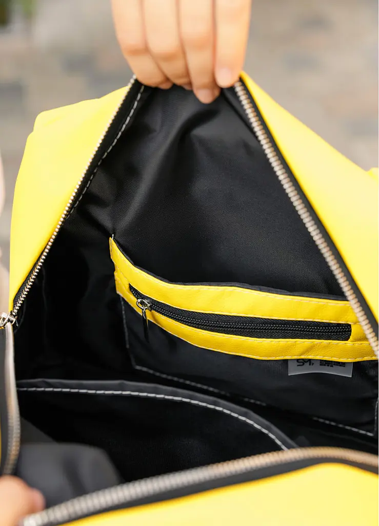 Спортивна сумка Sambag Vogue BKS жовта 37 x 25 x 16 см (90153028) - фото 5