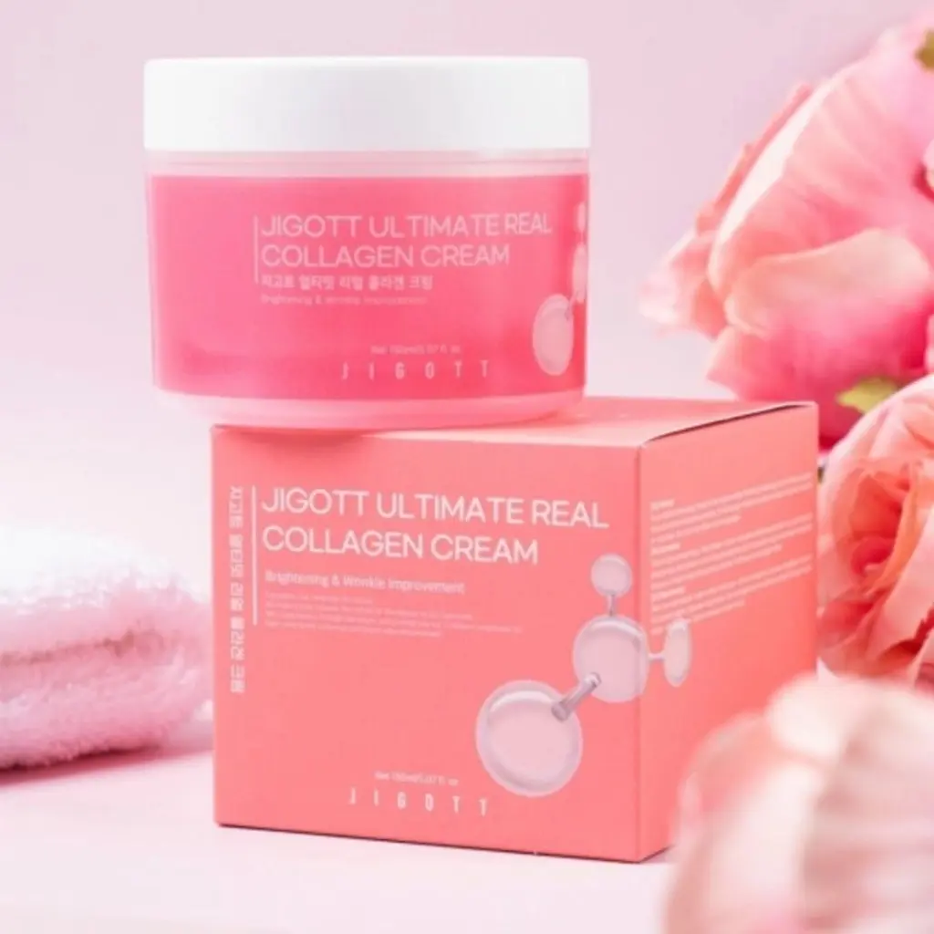 Увлажняющий крем для лица Jigott Ultimate Real Collagen Cream, с коллагеном, 150 мл - фото 5
