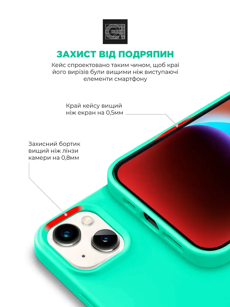 Чохол ArmorStandart ICON2 Case для Apple iPhone 14 Plus Succulent - фото 5