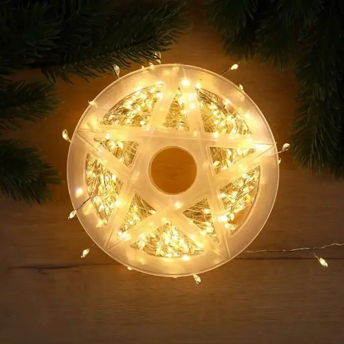 Світлодіодна гірлянда Xmas «Краплі» 30 метрів 900 LED, колір світла Теплий білий, 220В, з пультом ДК - фото 3