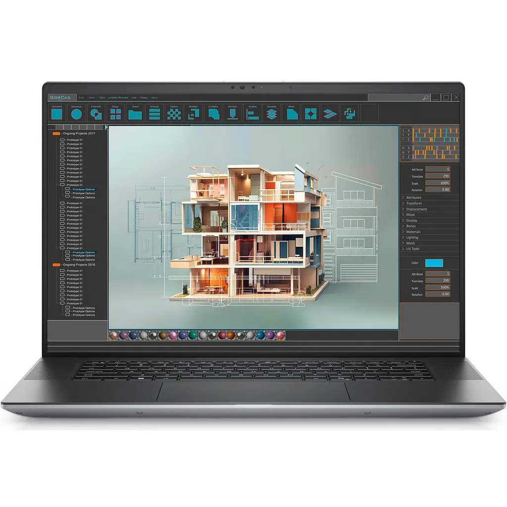Ноутбук Dell Precision Workstation 5690 Ultra 7 165H la 50GHz,16'',IPS,16GB LPDDR5X,1TB,RTX 1000 6GB - фото 3