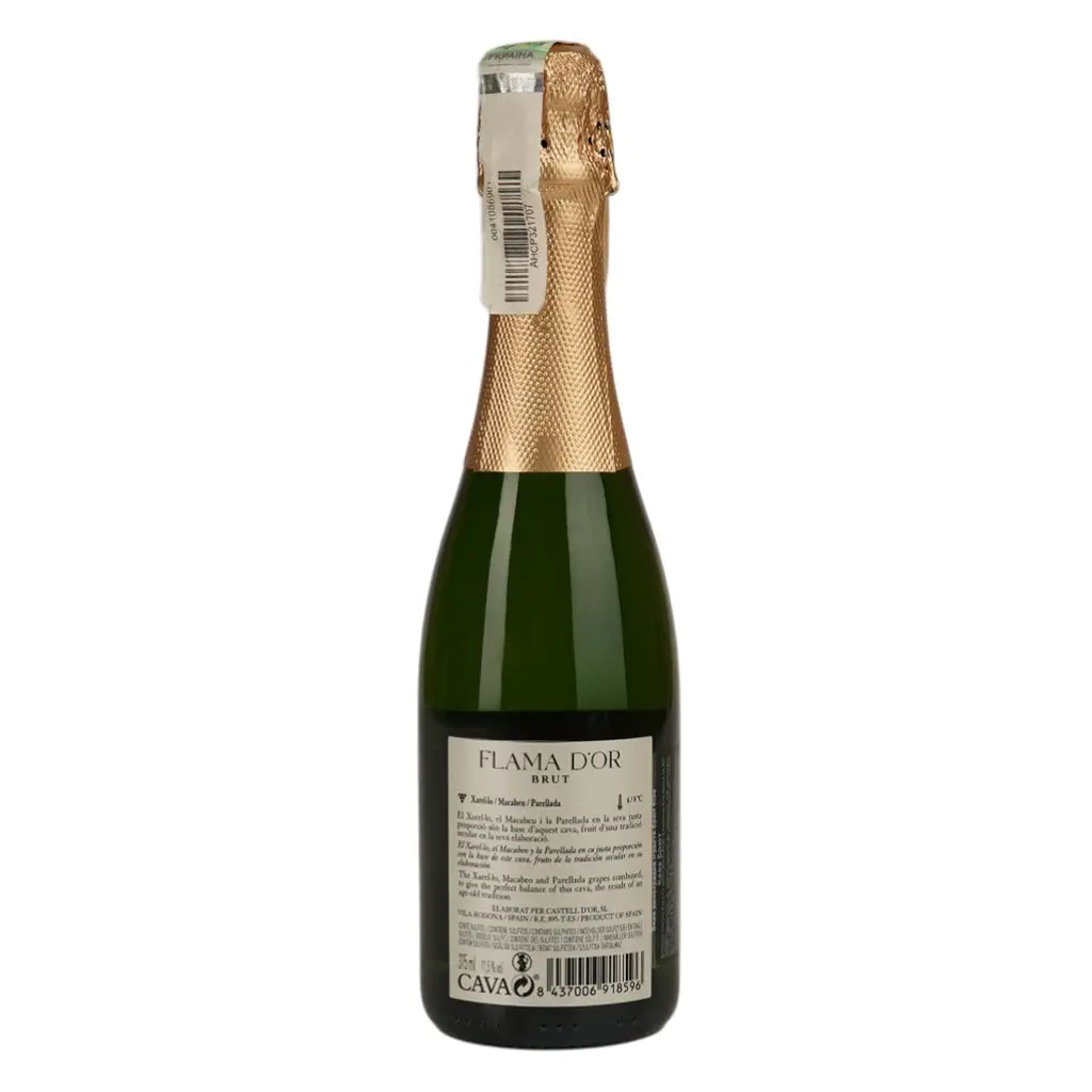 Вино ігристе Flama d'Or Cava Brut біле 11.5% 0.375 л - фото 2