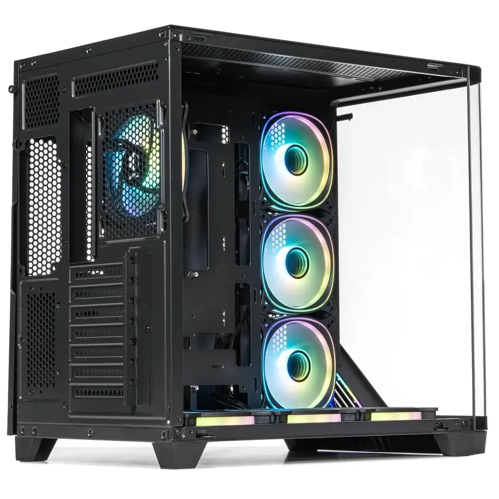 Корпус QUBE MIRAGE 7ARGB BTF черный (MIRAGE_GBNU3) без блока питания - фото 9
