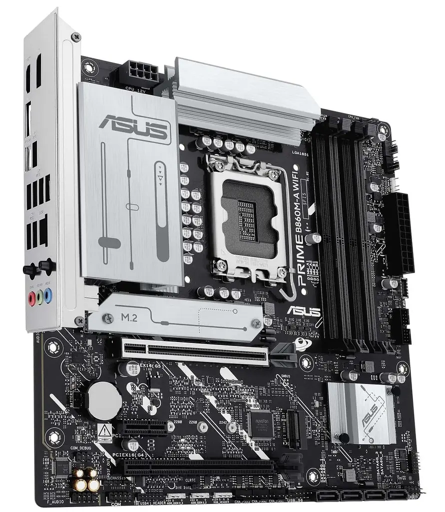 Материнська плата ASUS PRIME B860M-A WIFI (PRIME B860M-A WIFI) (Socket 1851, Intel B860, Micro-ATX) - фото 4