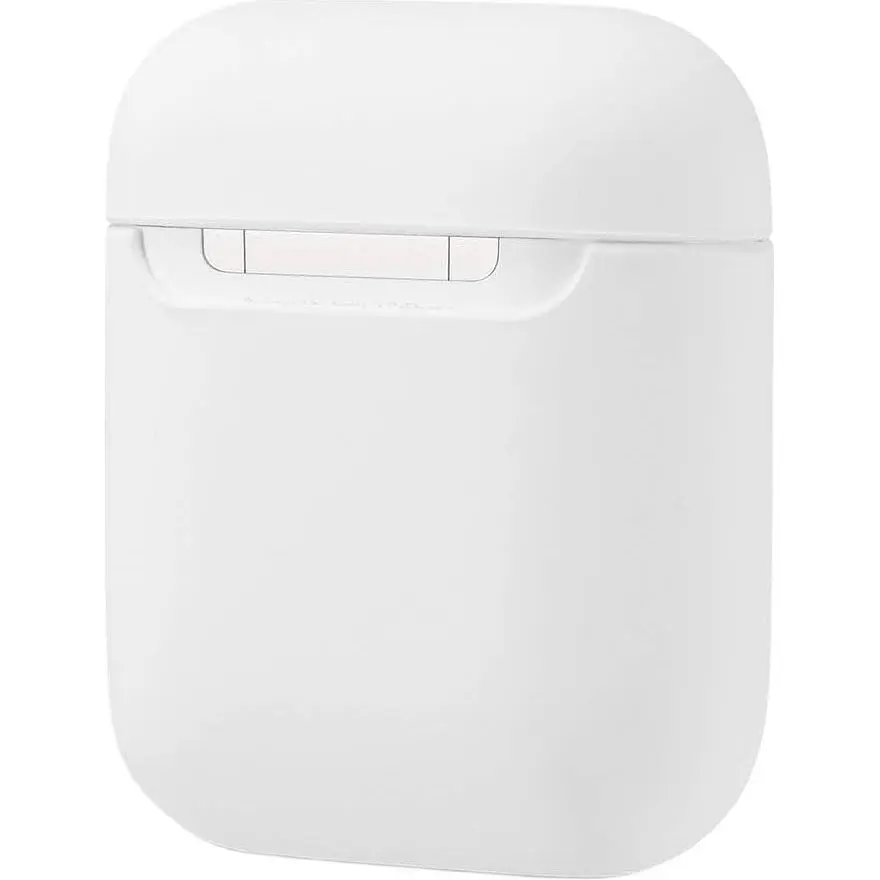 Чохол для навушників Apple AirPods 2 Silicone Case [White] [41364] - фото 2