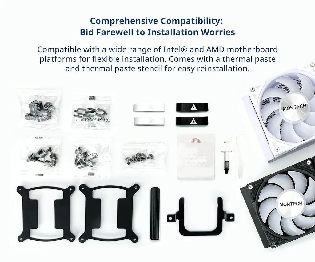СВО MONTECH HYPERFLOW ARGB 360 (B) (HYPERFLOW ARGB 360 (B)) - фото 2