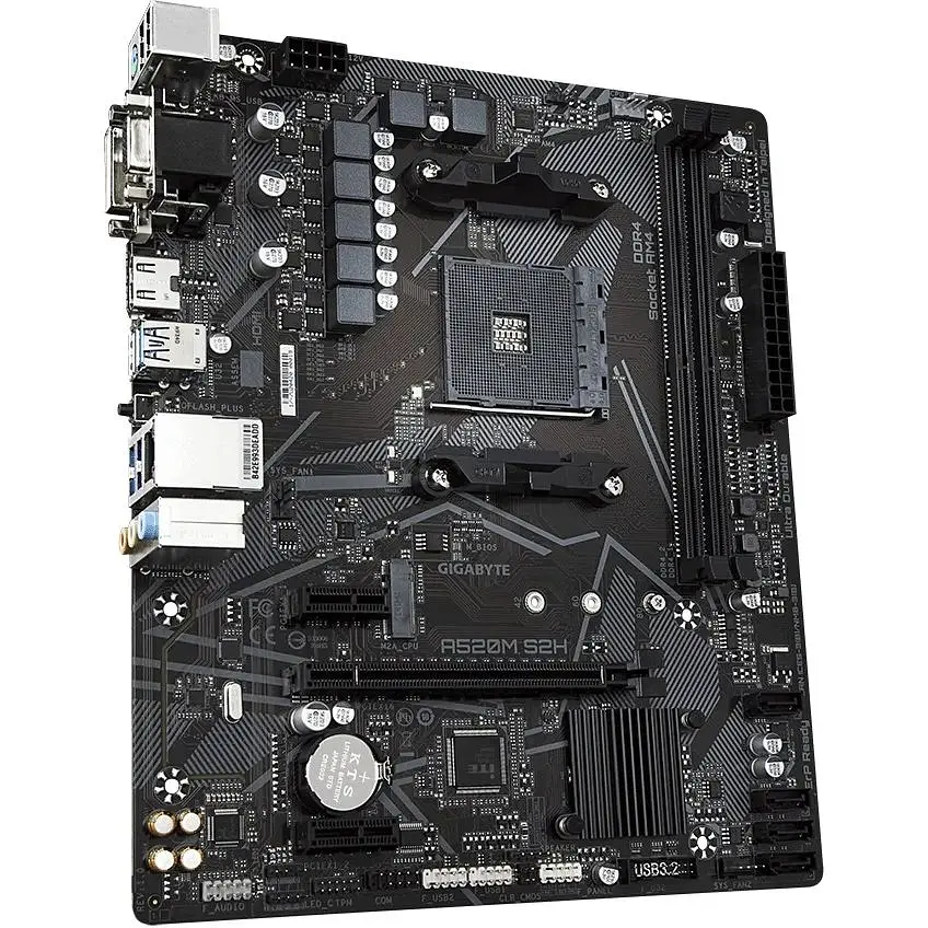 Материнская плата Gigabyte A520M S2H Socket AM4 - фото 4