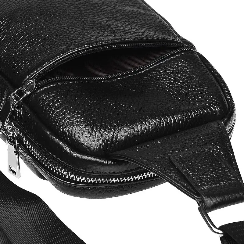 Чоловіча сумка-рюкзак Keizer K18675-black 25х16х6 см Чорний - фото 5