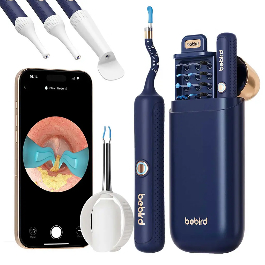 Прилад для видалення вушної сірки (отоскоп) Xiaomi Bebird EarSight Plus (D39R) Blue - фото 9