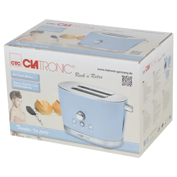 Тостер Clatronic TA 3690 Blue - фото 9