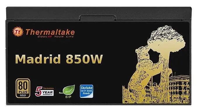 Блок питания Thermaltake Madrid 850W 80+ Gold (W0495RE) Б/У - фото 4