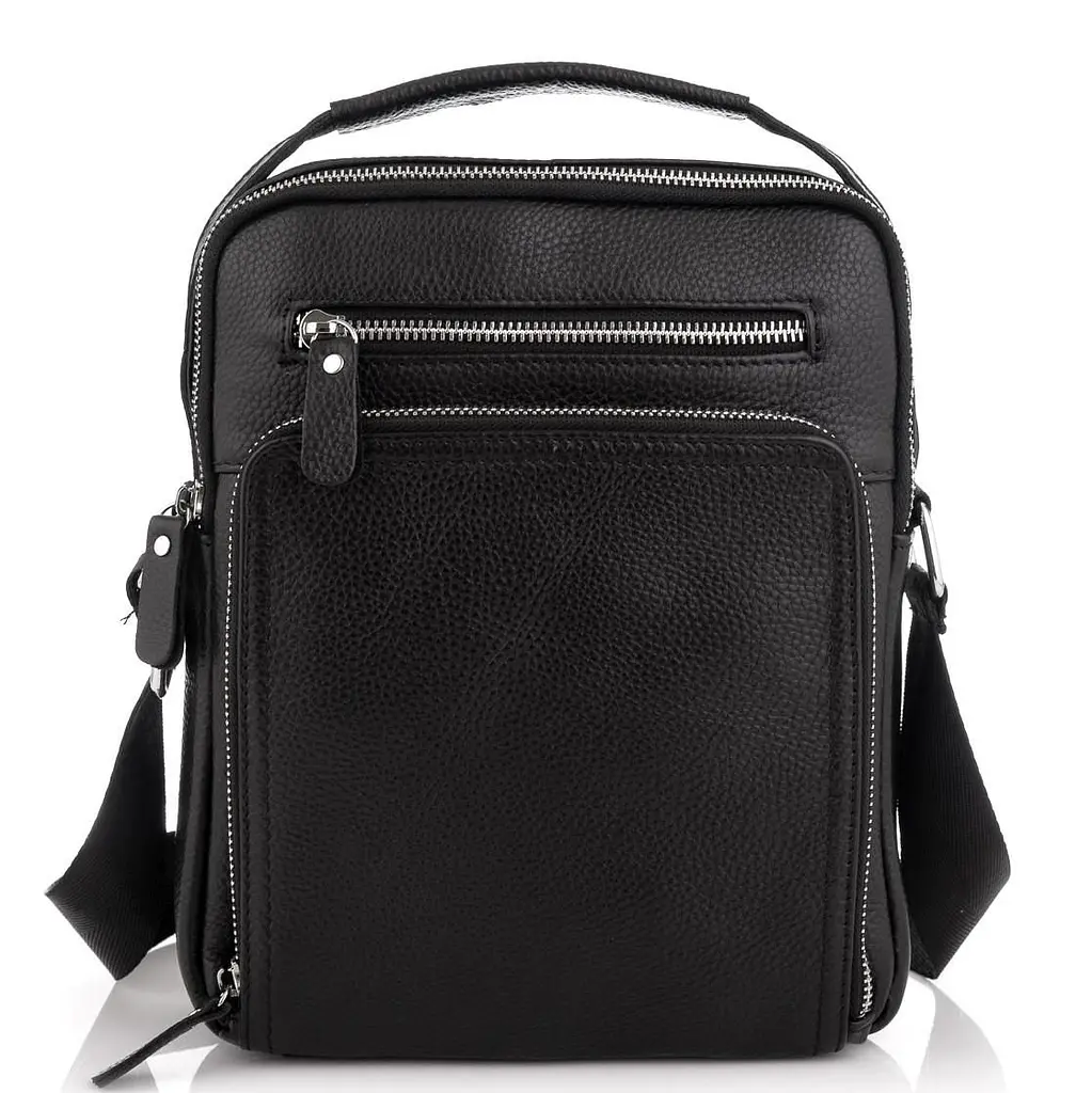 Барсетка чоловіча шкіряна через плече Tiding Bag M5608-1A - фото 5
