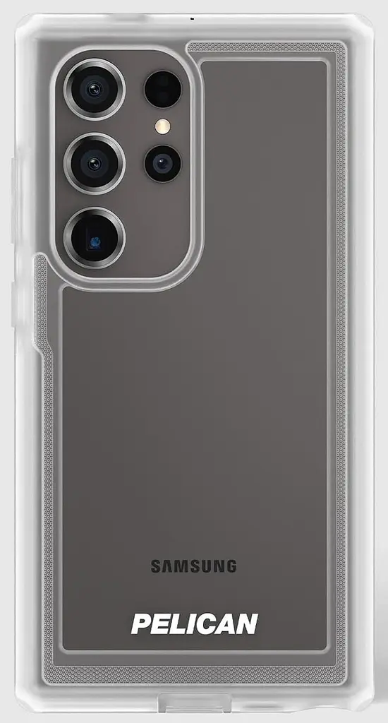 Оригінальний протиударний чохол для Samsung Galaxy S24 Ultra Pelican Voyager Clear аналог OtterBox Defender з кліпсою - фото 7