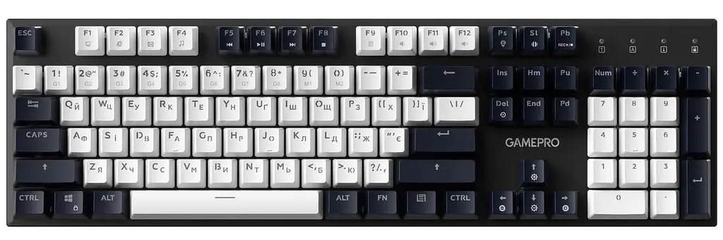 Клавіатура GamePro Genesis Metallic 100% Red switches (MK144B) - фото 2